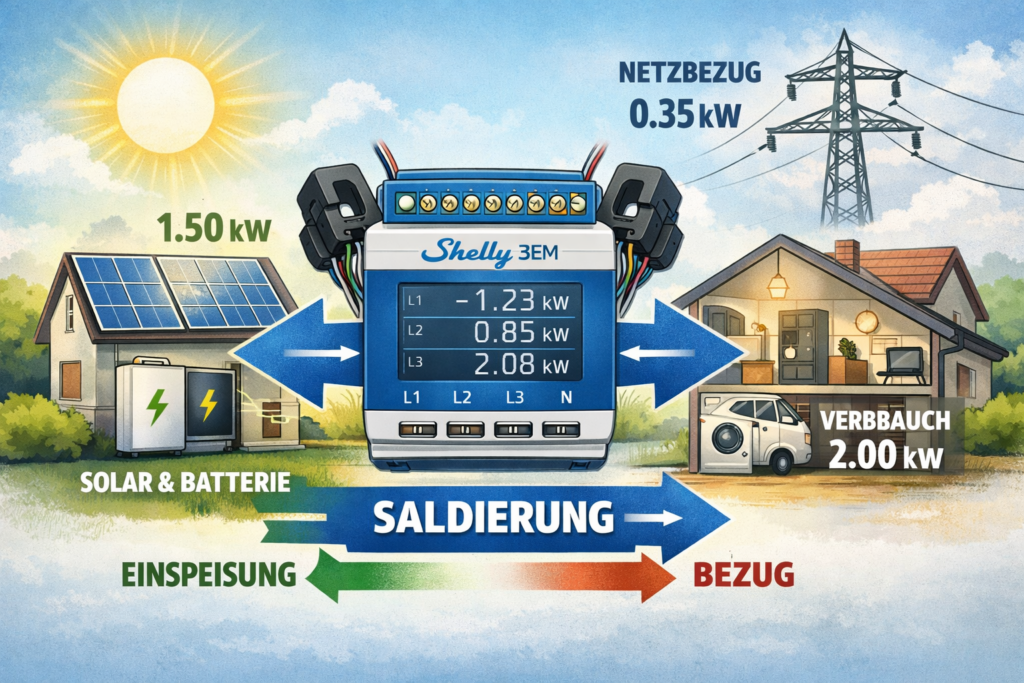 shelly 3em saldieren